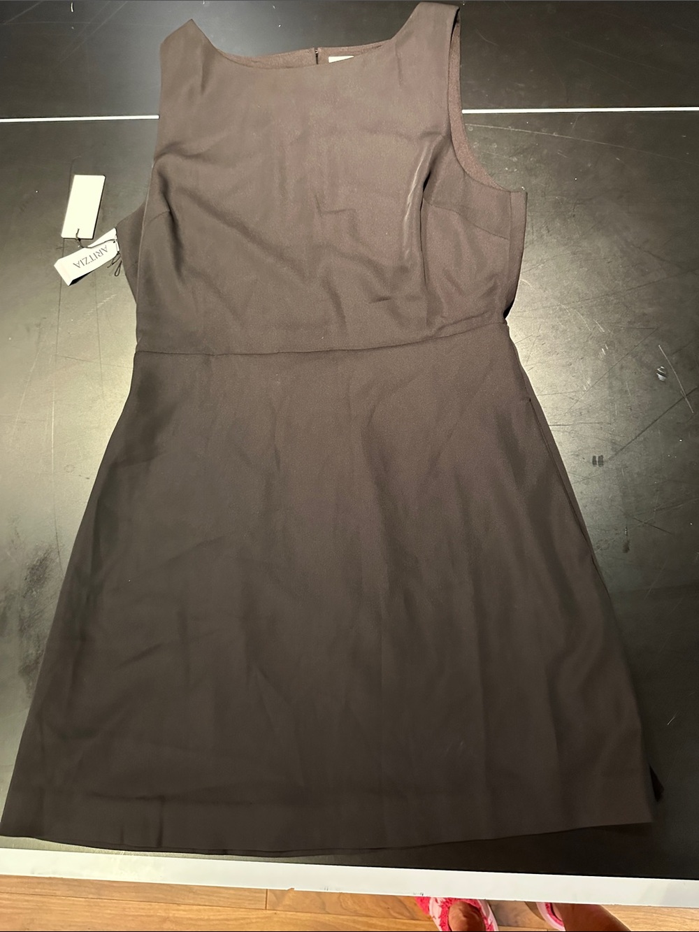 Babaton Sleeveless Midi Dress in Dark Brown